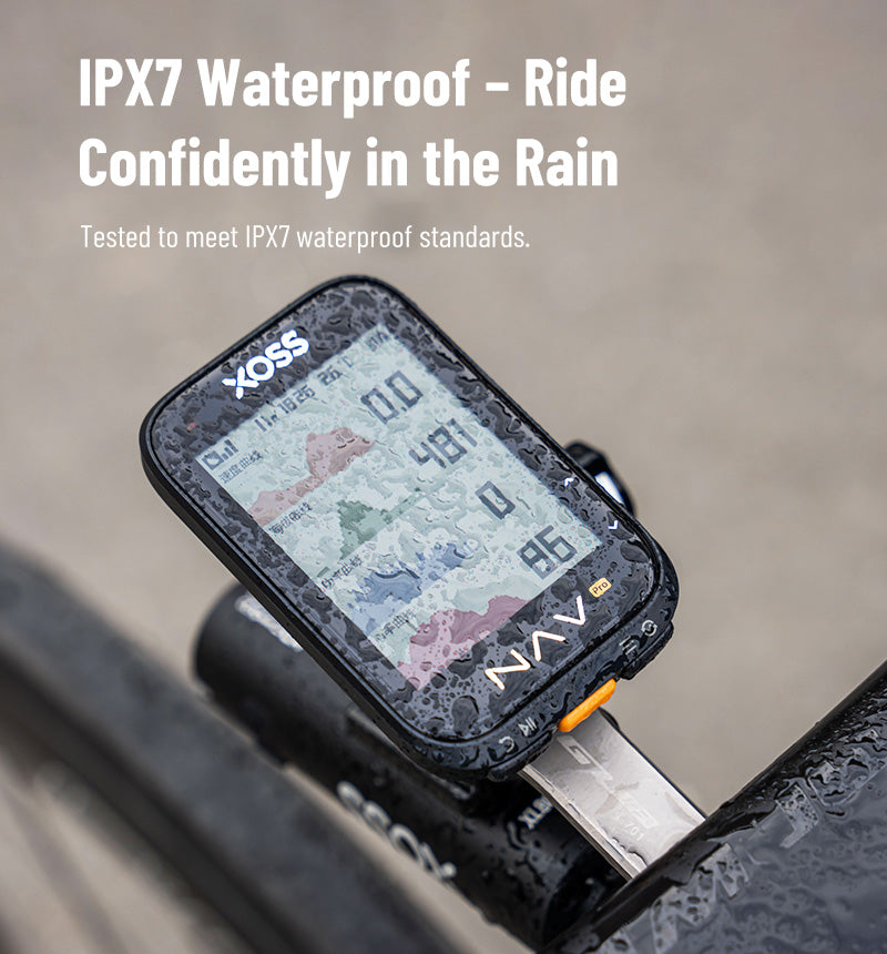 XOSS NAV Pro Touch-screen Bike Computer Navigation Cycling Computer Global Colorful Map Wireless Cycling Computer Offline Route - XOSS.CO