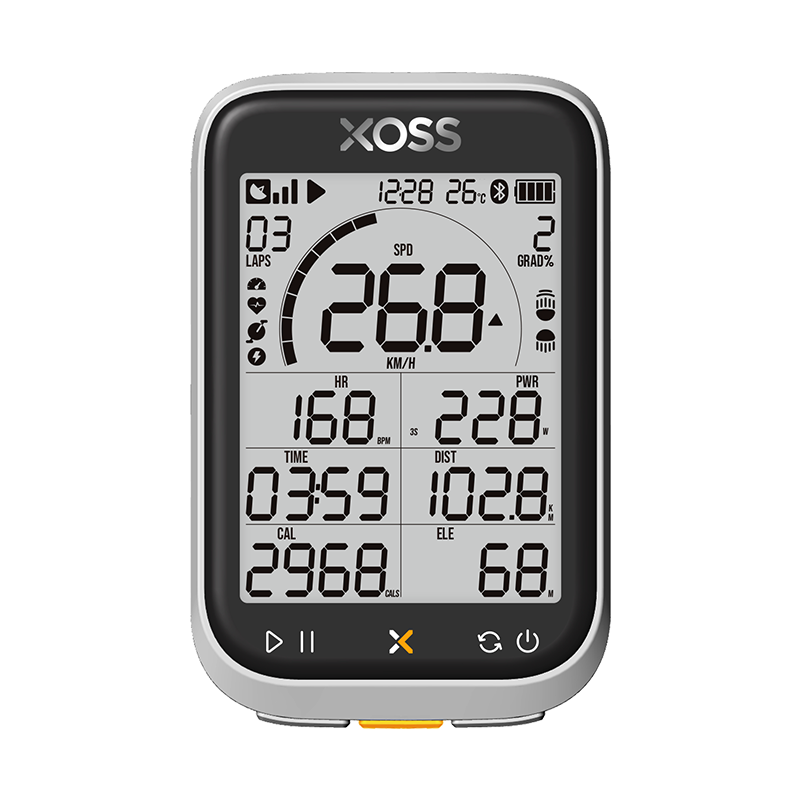 XOSS G/G+ Gen.3 GPS Bike Computer G3+ Power Meter Cadence Speed Bicycle Odometer G3 Plus Waterproof Lights Connection Cycling - XOSS.CO