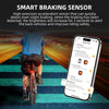 XOSS Nebula Smart Bike Tail Light, USB Rechargeable LED Bike Rear Light with Brake Sensor, Waterproof Bike Lights with Customized Patterns & Team Up with The Same Frequency Function for Night Riding - XOSS.CO