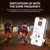 XOSS Nebula Smart Bike Tail Light, USB Rechargeable LED Bike Rear Light with Brake Sensor, Waterproof Bike Lights with Customized Patterns & Team Up with The Same Frequency Function for Night Riding - XOSS.CO