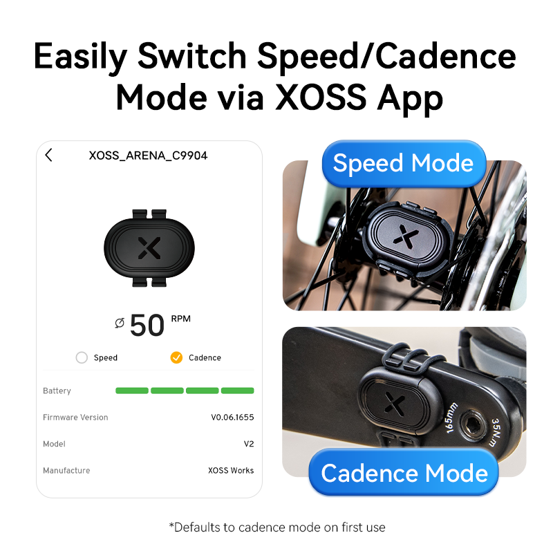 XOSS ARENA Speed Cadence Sensor Cycling Computer Speedometer ANT+ Bluetooth Road Bike MTB for iGPSPORT Bryton Cycplus - XOSS.CO