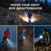 XOSS 1200 Lm Bike Light XL1200 Headlight Waterproof Type-C Rechargeable Front Lamp Bicycle Light Aluminum Ultralight Flashlight - XOSS.CO
