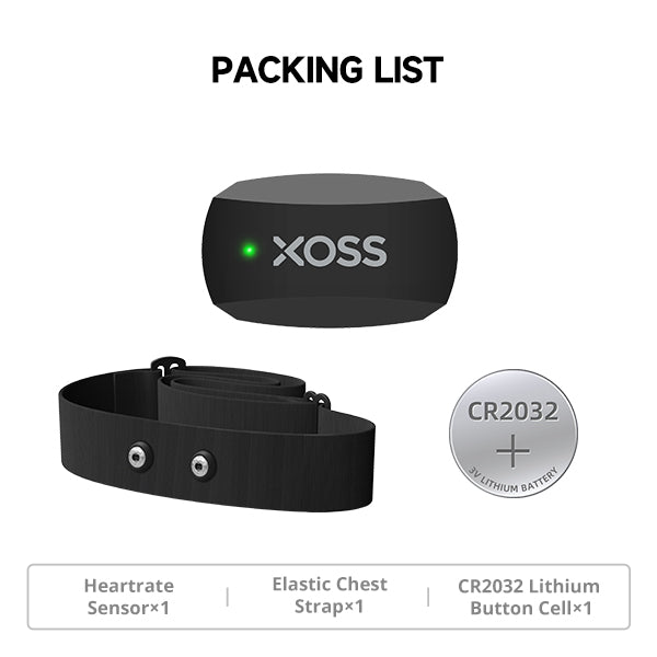 XOSS X2 Heart Rate Monitor Chest Strap Bluetooth 4.0 Wireless Heart Rate with Chest Strap Bluetooth&ant+) - XOSS.CO