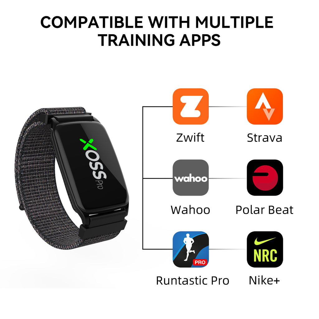 XOSS BBP Heart Rate Monitor Armband IP68 Waterproof Beat Band Pro HRM for Cycling, Run, Swim Health Fitness Smart Bicycle Sensor - XOSS.CO