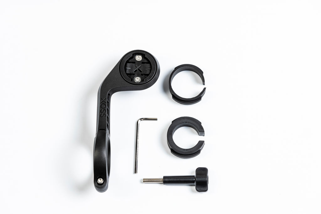 XOSS G/G+ Bike Computer Mount, Compatible for Bike Computer Garmin, Out Front Bike Computer Mount Road Black Plastic-Steel Durable - XOSS.CO