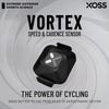 XOSS Bike Cadence and Speed Sensor Vortex Wireless IPX7 Waterproof - 300 Hours Dual Modes Bike Sensor ANT+/Bluetooth 4.0 Compatible for Cycling Computer - XOSS.CO