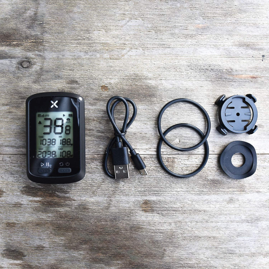 XOSS G+ GPS Bike Computer,  Ant+, Bluetooth, 25 Hours Battery, Waterproof, Barometer, Cadence, Heart Rate, Strava - XOSS.CO