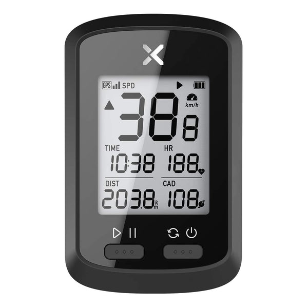 XOSS G+ GPS サイクルコンピューター Ant+ Bluetooth 25時間バッテリー 防水 気圧計 ケイデンス 心拍数 Strava 